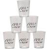 Fun Express Set of 24 Pieces I Do Crew Wedding Party Shot Glasses, Holds 2 oz, BPA Free Plastic, Wedding Party Supplies, Clear