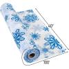 Fun Express Snowflake Tablecloth Roll (100 feet Long) Christmas and Winter Party Supplies – VBS Vacation Bible School Decor