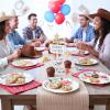Fun Express Western Icons Paper Dessert Plates – Dinnerware Icons Paper Plates for Baby Shower Favors Party Decorations – 8 Pieces