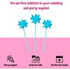 Pinwheels for Kids (Bulk Set of 36) Great for Weddings, Yards and Garden Decor (Light Blue)