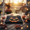 Pumpkin Face Unisex T-Shirt for Unisex Adults – Perfect For Halloween Parties and Costume Fun