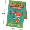 Religious Multicolor Fall Fold-Up Activity Sheets – 2.75″ x 4.25″ (Pack of 24) – Perfect for Sunday School, Church Events, and Fall Festivals