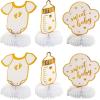 Baby Shower Girl or Boy Honeycomb Centerpiece – 6 Pieces