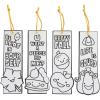 Color Your Own Fall Bookmarks – Craft Kits – 48 Pieces