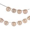 FALL BANNER W/WOOD DISCS – Party Decor – 1 Piece