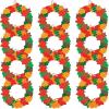 Fall Leaves Paper Wreath Craft Kit -12 – Crafts for Kids and Fun Home Activities