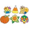Fall Suncatchers – Craft Supplies – 24 Pieces