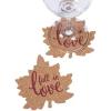 Fall Wedding Leaf Cork Coaster – Party Supplies – 24 Pieces