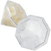 Fun Express – Diamond Shaped Box for Wedding – Party Supplies – Containers & Boxes – Plastic Containers – Wedding – 24 Pieces(Clear)