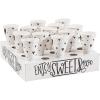Fun Express – Treat Cones W/tray 3 – Black Text for Wedding – Party Supplies – Serveware & Barware – Misc Serveware & Barware – Wedding – 52 Pieces