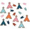 Fun Express – Tribal Baby Confetti (2oz) for Baby – Party Decor – General Decor – Confetti – Baby – 1 Piece