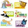 Fun Express 22″ – 25″ Rainforest VBS Animal Cardstock Wall Cutouts – 6 Pieces