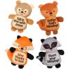 Fun Express 4.75” Religious Fall Sayings Plush Toy Assortment – Faith-Themed Stuffed Animals for Kids & Celebrations – 50 Piece