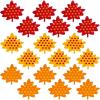 Fun Express 9″ x 8″ Colorful Fall Leaf Cardstock Weaving Mat Craft Kit – Makes 24