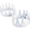Fun Express DIY Paper Crowns (Bulk Set of 50) Princess, Queen and King Party Activities – Kids Do it Yourself Crafts – VBS Vacation Bible School Supplies/Decor