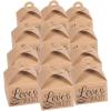 Fun Express Donut Favor Box with Handle (set of 12) Wedding and Donuts Party Supplies