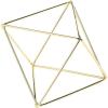 Fun Express Gold Geometric Triangular Centerpiece Decorations – Modern Home Décor for Weddings Parties & Special Occasions – Stylish Table Accents & Décor Pieces for Contemporary Interiors – 3 Pieces