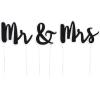 Fun Express Mr. & Mrs. Yard Sign Set – 3 Pieces, 22½” x 13½” – Wedding Congratulations Yard Decor, Outdoor Lawn Sign, Wedding Lawn Decorations