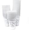 Fun Express Plastic Disposable Wedding Cups, Two Hearts One Love Cups, Lot of 50 Bulk Pack 16 oz Heart, Fancy Plastic for Wedding Reception Bridal Shower Engagement Party Bachelorette Party Friends