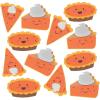 Fun Express Pumpkin Pie Magnet Craft Kit – Creative Fall & Halloween Craft for Kids – Fun Home Activities & DIY Craft Projects – Makes 12 Magnets – Seasonal Fun Easy-to-Assemble Craft Set – 12 Pieces