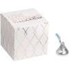 Fun Express Rose Gold Foil Wedding Favor Boxes – Elegant Party Favor Boxes for Weddings Bridal Showers Baby Showers & Special Events – Perfect for Candies Treats and Small Gifts – Set of 24 Pieces