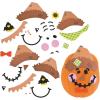 Fun Express Scarecrow Halloween Pumpkin Decorating Kit – Decorates 12 Pumpkins – Fall Crafts for Kids