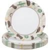 Fun Express Western Icons Paper Dessert Plates – Dinnerware Icons Paper Plates for Baby Shower Favors Party Decorations – 8 Pieces