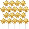 Pinwheels for Kids (Bulk Set of 36) Great for Weddings, Yards and Garden Decor (Gold)
