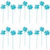Pinwheels for Kids (Bulk Set of 36) Great for Weddings, Yards and Garden Decor (Light Blue)