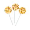 Red Swirl Lollipop Sucker, Bulk Set of 48 Individually Wrapped Pops for Candy Buffets, Graduation Parties, Anniversaries & Weddings(Gold)