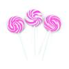 Red Swirl Lollipop Sucker, Bulk Set of 48 Individually Wrapped Pops for Candy Buffets, Graduation Parties, Anniversaries & Weddings(Hot Pink)
