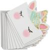 Talking Tables We Heart Unicorns Face Luncheon Napkins – 16 Count, Durable Paper & Adorable Party Supplies For Kids’ Birthdays, Baby Showers & Celebrations
