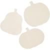 Unfinished Wood Pumpkin Shapes – Set of 12 – DIY Fall Crafts