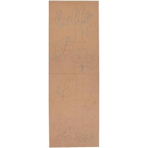 Color Your Own Hello Fall Sign