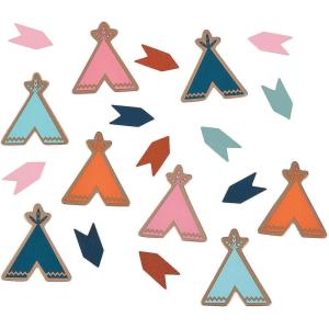 Fun Express – Tribal Baby Confetti (2oz) for Baby – Party Decor – General Decor – Confetti – Baby – 1 Piece
