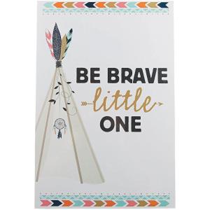Fun Express – Tribal Baby Wooden Sign for Baby – Home Decor – Decorative Accessories – Wall Decor – Baby – 1 Piece
