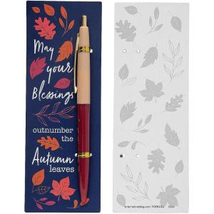 Fun Express 2 1/4″ x 6 1/4″ Religious Fall Blessings Pens with Card – 12 Piece