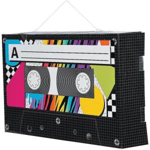 Fun Express Cassette Tape Hanging Decor (set of 6) 80’s Party Decor – VBS Vacation Bible School Supplies/Decor