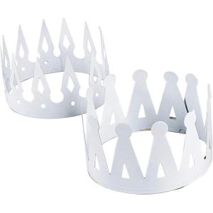 Fun Express DIY Paper Crowns (Bulk Set of 50) Princess, Queen and King Party Activities – Kids Do it Yourself Crafts – VBS Vacation Bible School Supplies/Decor