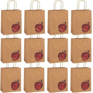 Fun Express Fall Festival Apple Craft Bags (Set of 12) Fall Party Supplies
