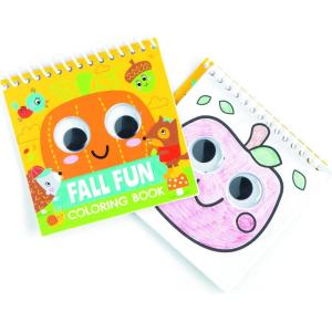 Fun Express Fall Googly Eye Coloring Books – Stationery – 12 Pieces