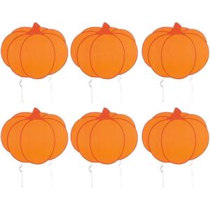 Fun Express Fall Sidewalk Signs – Party Decor – 6 Pieces