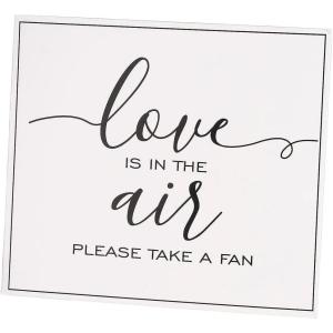 Fun Express Favor Fans Table Sign – Elegant Party Decor for Weddings Receptions Showers & Special Occasions – Perfect for Guest Seating Personalized Displays and Party Favor Stations – 1 Piece