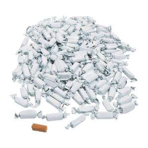 Fun Express Individually Wrapped Candy Caramel Creams – Premium White Foil Wrapped Soft Caramels Bulk 2 Pounds | Perfect for Wedding Candy Buffet, Party Favors & Gift Bags | Approximately 189 Pieces