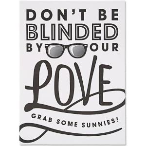 Fun Express Sunglasses Wedding Favor Sign – Fun & Stylish Wedding Reception Party Décor – Perfect for Event Receptions Photo Booths Wedding Favors – Eye-Catching Wall Décor Special Occasions – 1 Piece
