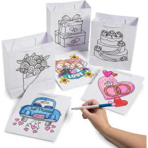 Medium Color Your Own Wedding Kids Gift Bags – 12 pieces