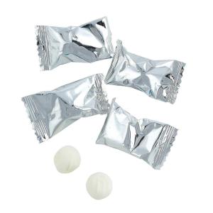 Sole Favors Butter Mints Individually Wrapped Bulk 108 Pack – Soft Buttermints Candy for Wedding Favors for Guests | Pink Mint Party Favor for Bridal Shower, Baby Shower & Graduation Celebrations(Silver)