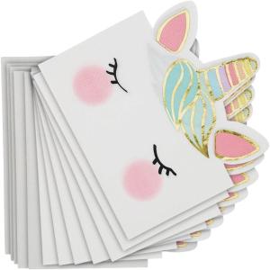 Talking Tables We Heart Unicorns Face Luncheon Napkins – 16 Count, Durable Paper & Adorable Party Supplies For Kids’ Birthdays, Baby Showers & Celebrations