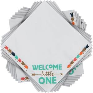 Tribal Baby Shower Beverage Napkins – Party Supplies – 16 Pieces
