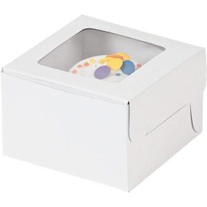White Cupcake Boxes, 12 count – Each with Clear Window – Treat Boxes for Birthday Party, Events, Baby Shower, Wedding, and More